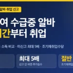 실업급여 수급중 알바, 주 15시간부터는 취업으로 봅니다